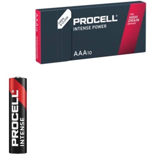 Intense Power AAA Alkaline Batteries Box of 10 for Everyday Devices