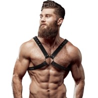 Crossover Eco-Leather Chest Harness for Men - Enhance Your Style