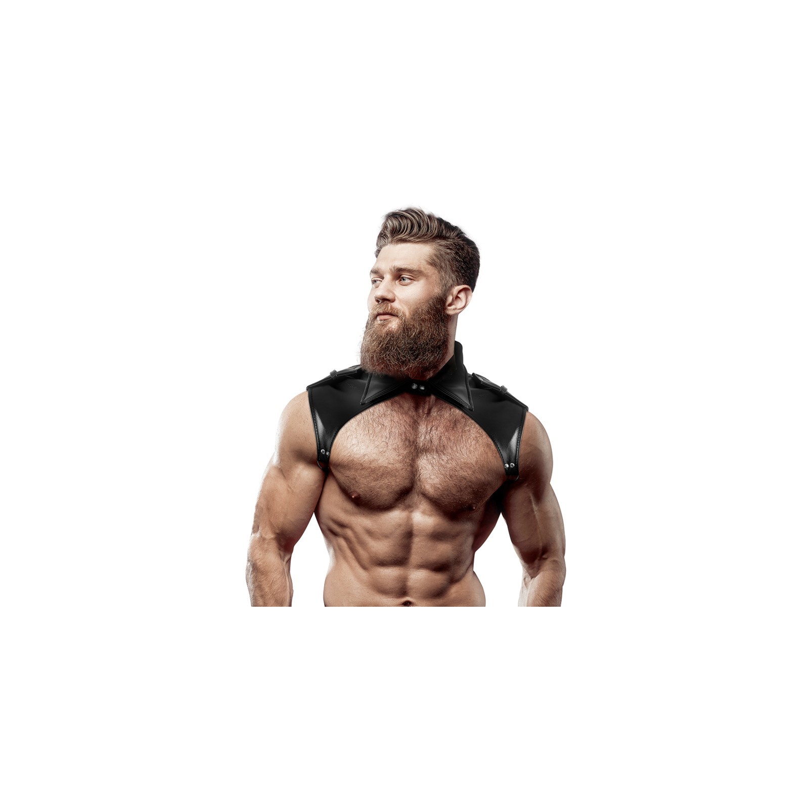 Adjustable Eco-Leather Neck Harness for Men - Enhance Your Style