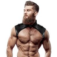 Adjustable Eco-Leather Neck Harness for Men - Enhance Your Style