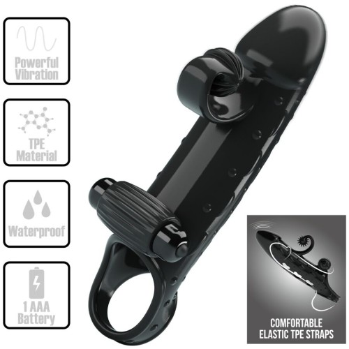 Vibrating Penis Sleeve Black