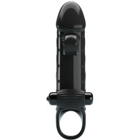 Vibrating Penis Sleeve Black