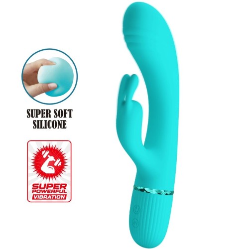 Pretty Love Scocco Turquoise Rabbit Vibrator