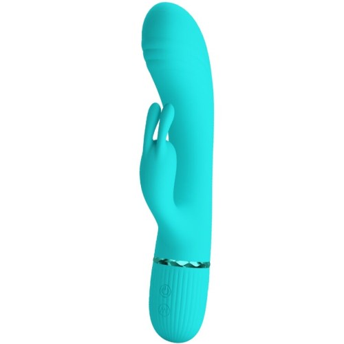 Pretty Love Scocco Turquoise Rabbit Vibrator