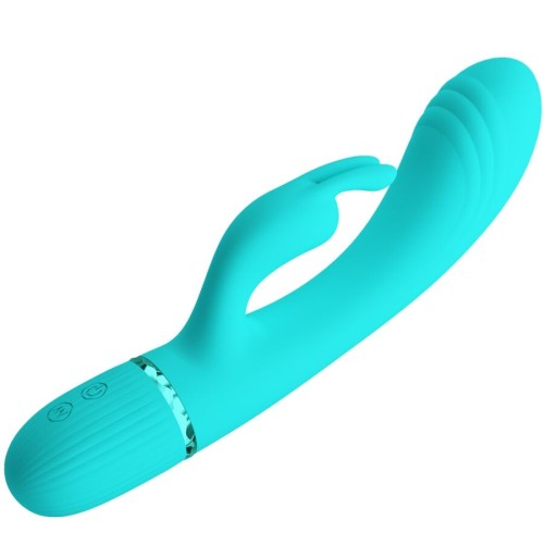 Pretty Love Scocco Turquoise Rabbit Vibrator