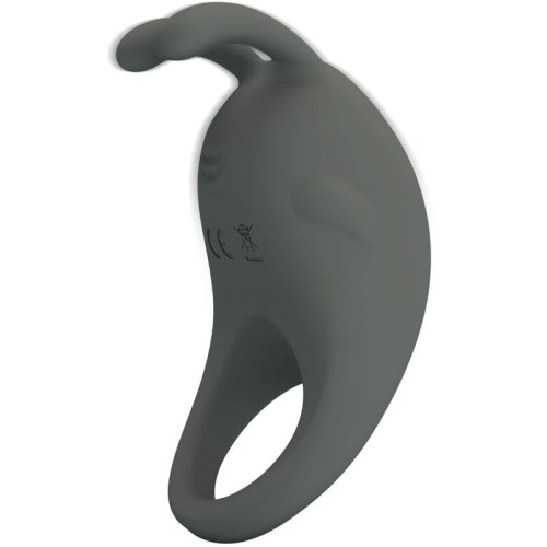 Pretty Love Stratus Rabbit Vibrating Cock Ring Grey