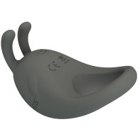 Pretty Love Stratus Rabbit Vibrating Cock Ring Grey