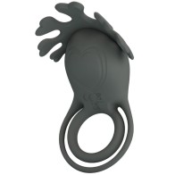 Pretty Love Ruben Double Ring Vibrator - Gray