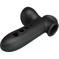 Black Airbag Penis Sleeve for Enhanced Pleasure