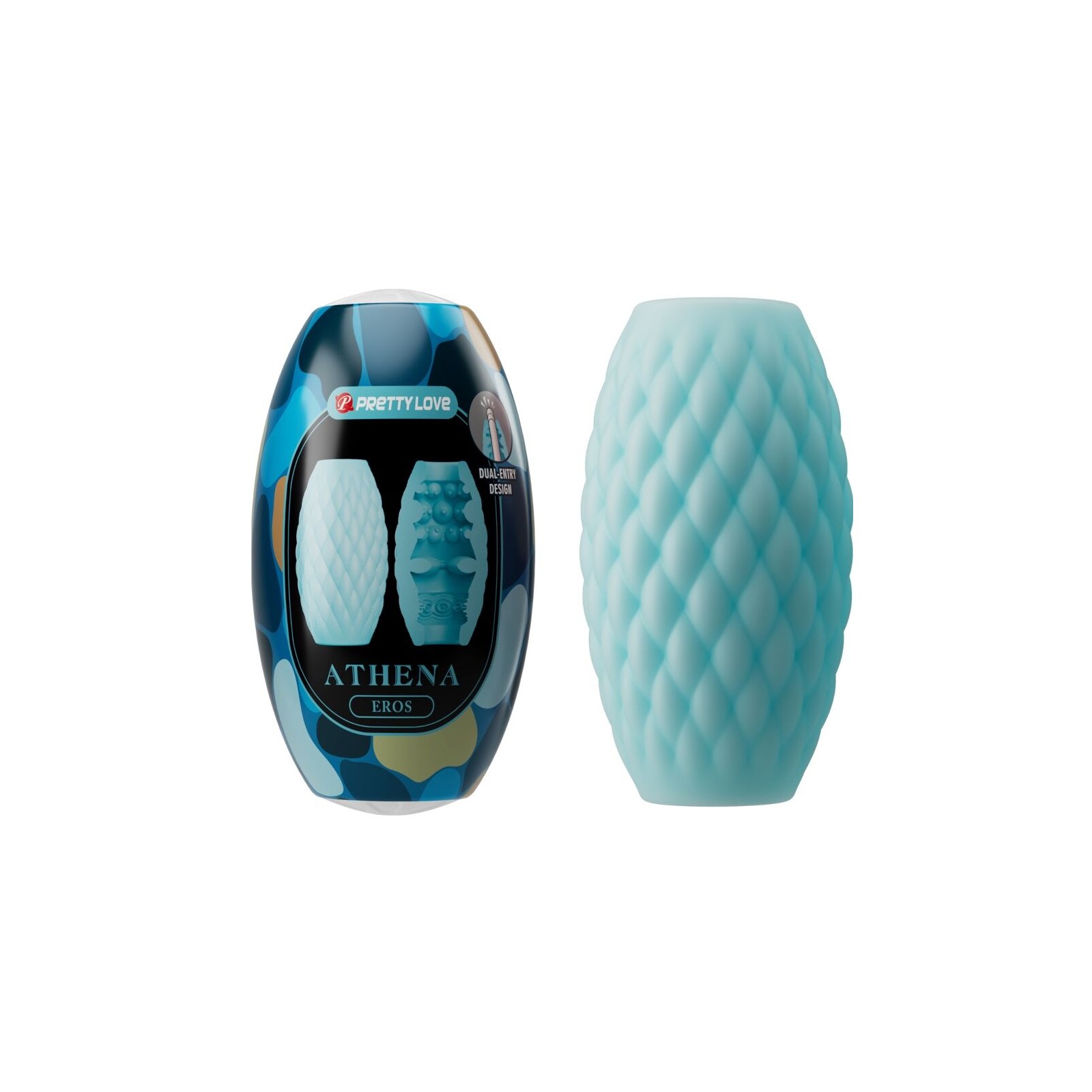 Athena Eros Male Masturbator Silicone Sky Blue