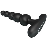 Corban Vibrador Anal 10 Vibraciones Negro