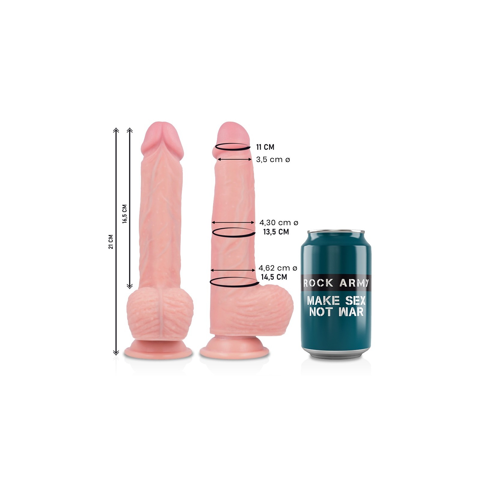 Dildo Spitfire Silicona Líquida Rockarmy