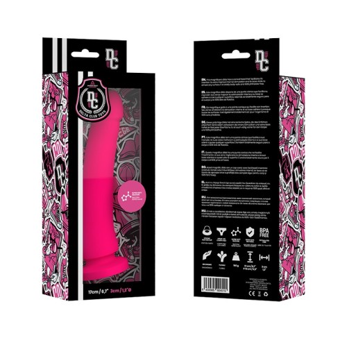 Delta Club - Dildo Realista Rosa Silicona Medica 17 Cm