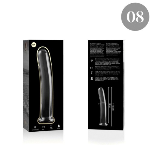 Model 8 Transparent Crystal Dildo