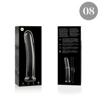 Modelo 8 Dildo Cristal Transparente