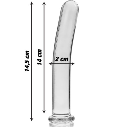 Model 8 Transparent Crystal Dildo