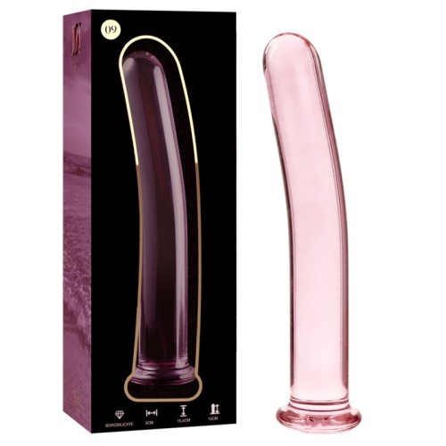 Dildo Cristal Rosa Pequeño Nebula para Exploración Suave