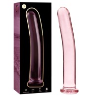 Small Pink Glass Nebula Dildo for Gentle Exploration