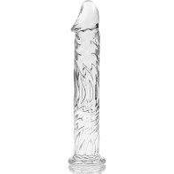 Dildo Cristal Transparente Pequeño Nebula para Placer Suave