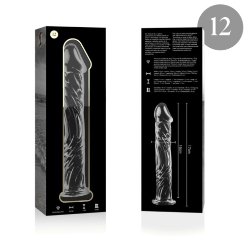 Dildo Cristal Transparente Pequeño Nebula para Placer Suave