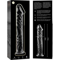 Dildo Cristal Transparente Pequeño Nebula para Placer Suave