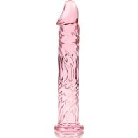 Modelo 12 Dildo Cristal Rosa 17 Cm