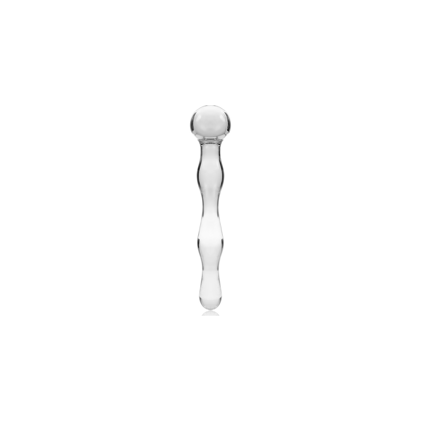 Serie Nebula Dildo Cristal Transparente 18 Cm