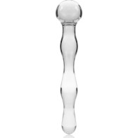 Serie Nebula Dildo Cristal Transparente 18 Cm