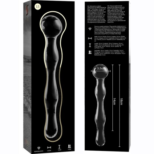 Nebula Series Transparent Dildo 18 Cm