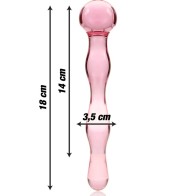 Modelo 13 Dildo Cristal Transparente