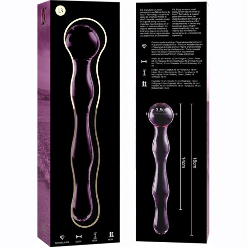 Model 13 Transparent Glass Dildo