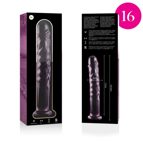 Model 16 Pink Crystal Dildo