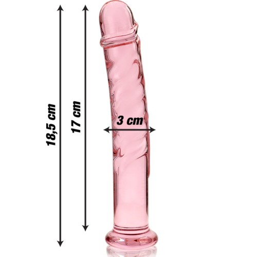 Model 16 Pink Crystal Dildo