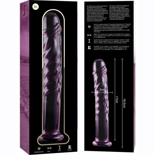 Model 16 Pink Crystal Dildo