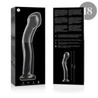 Modelo 18 Dildo Cristal Transparente 18.5 Cm