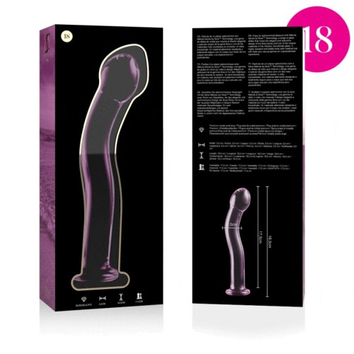 Model 18 Pink Crystal Dildo 18.5 cm