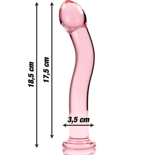 Model 18 Pink Crystal Dildo 18.5 cm