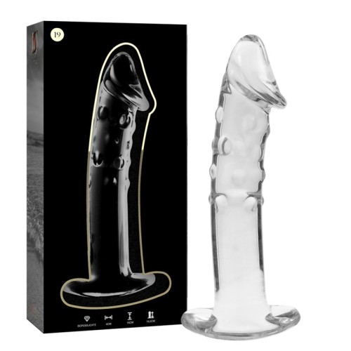 Serie Nebula Dildo Cristal Transparente 18.5 Cm