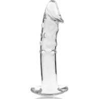 Serie Nebula Dildo Cristal Transparente 18.5 Cm