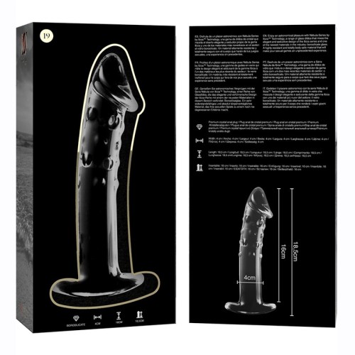 Nebula Series Transparent Dildo 18.5 Cm