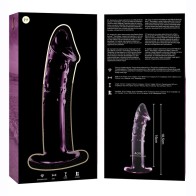 Modelo 19 Dildo Cristal Rosa