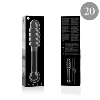 Modelo 20 Dildo Cristal Transparente