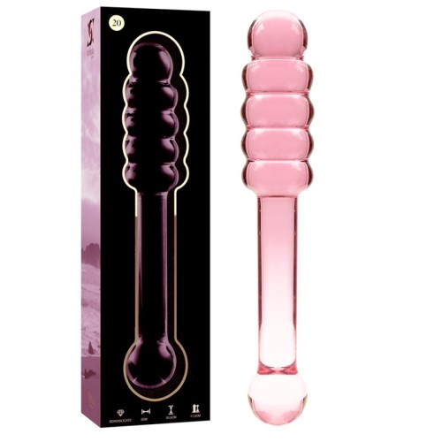 Nebula Series Pink Crystal Dildo 20.5 Cm