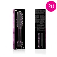 Serie Nebula Dildo Cristal Rosa 20.5 Cm