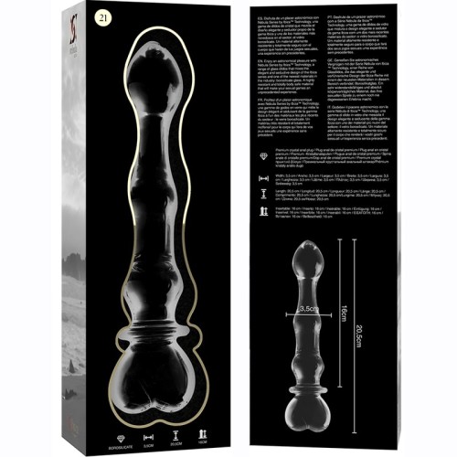 Model 21 Clear Crystal Dildo 20.5 cm