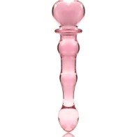 Dildo Cristal Rosa Nebula para Placer Sensacional