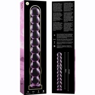 Serie Nebula Dildo Cristal Rosa 21.5 Cm