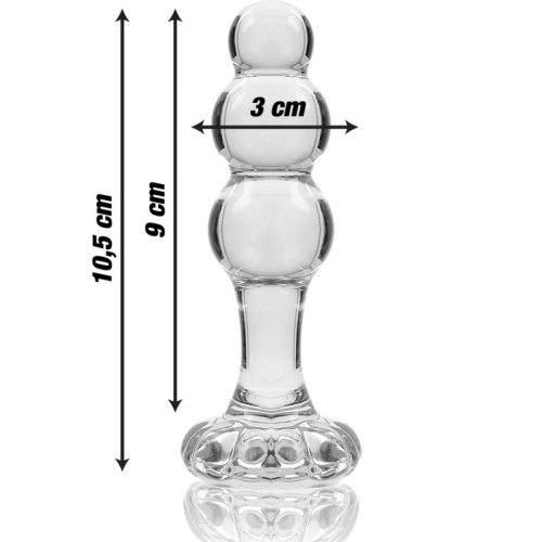 Model 1 Transparent Glass Plug