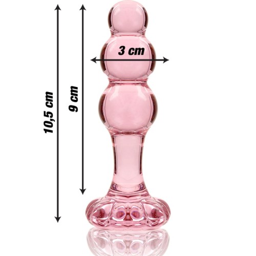 Model 1 Pink Crystal Plug