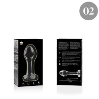 Modelo 2 Plug Cristal Transparente 11 Cm